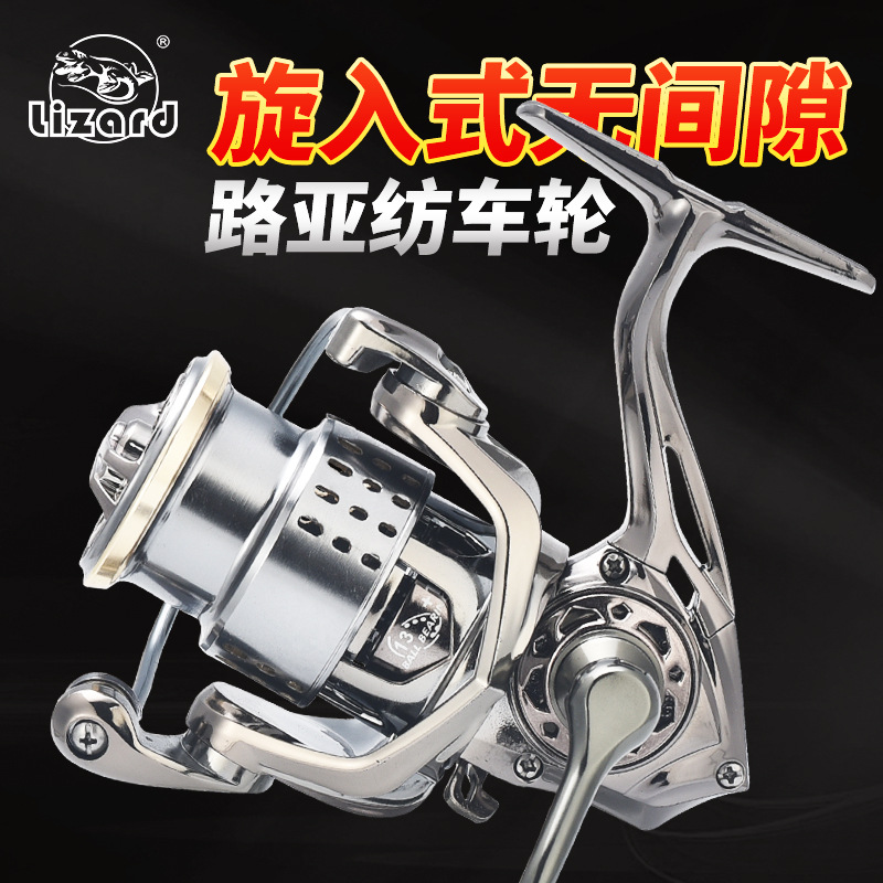 Ice Fishing Reel - รอกตกปลาแบบสปินนิ่ง แกนตื้น ดีไซน์ไร้ช่องว่าง สำหรับการตกปลาในน้ำจืด น้ำเค็ม ลำธาร
