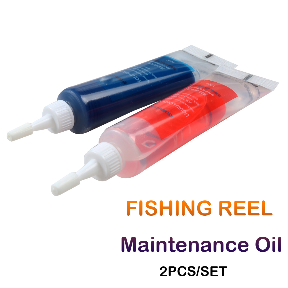 Reel Oil - 2Pcs ตกปลา Reel การบำรุงรักษาน้ำมัน Water Drop