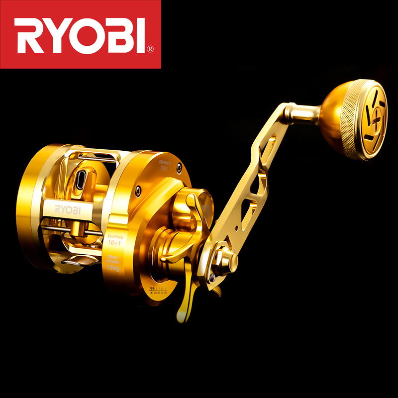 Ice Fishing Reel - รอกตกปลา Ryobi VARIUS Valius Gold Iron