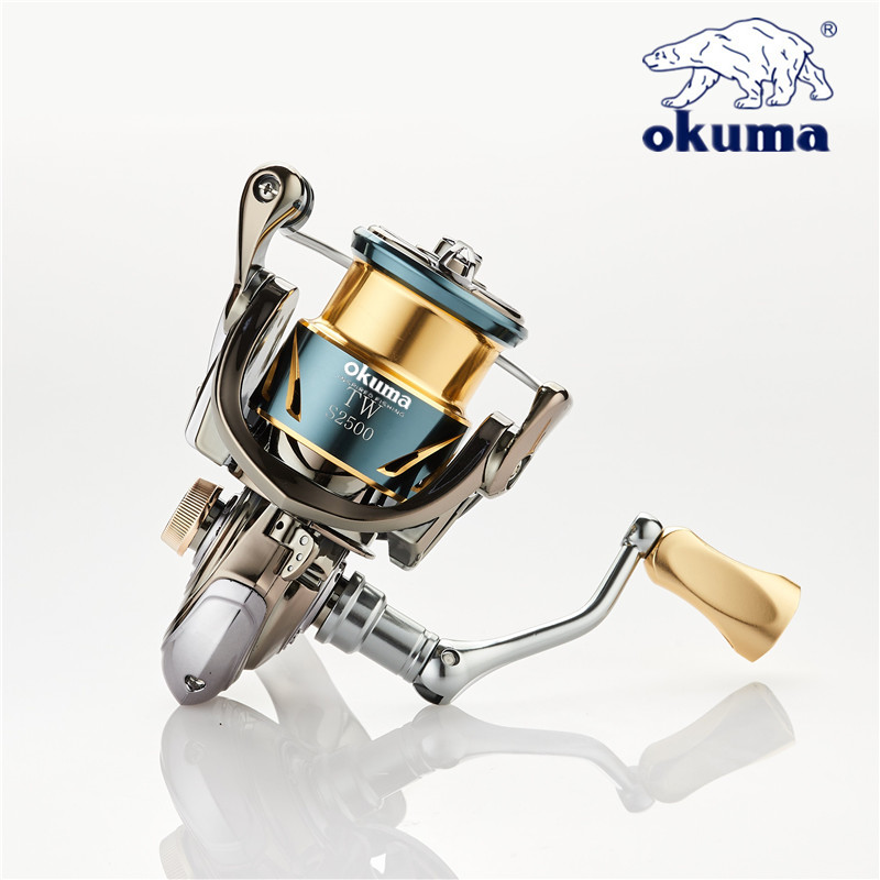 รอกตกปลาโอคุมะ ออลเมทัล 12+1BB - Reel Drag Knob บทวิจารณ์และราคา