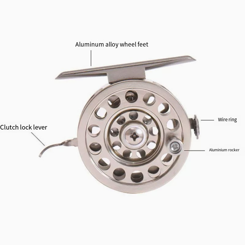 รอกตกปลาอลูมิเนียมอัลลอยด์ CNC - Ice Fishing Reel บทวิจารณ์และราคา