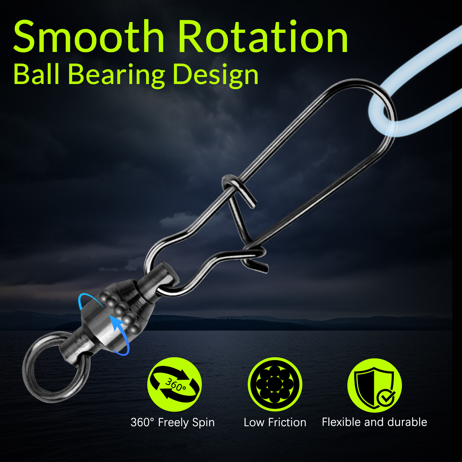 ตัวเชื่อมสายเบ็ดตกปลาแบบหมุนได - Baitcasting Reel บทวิจารณ์และราคา