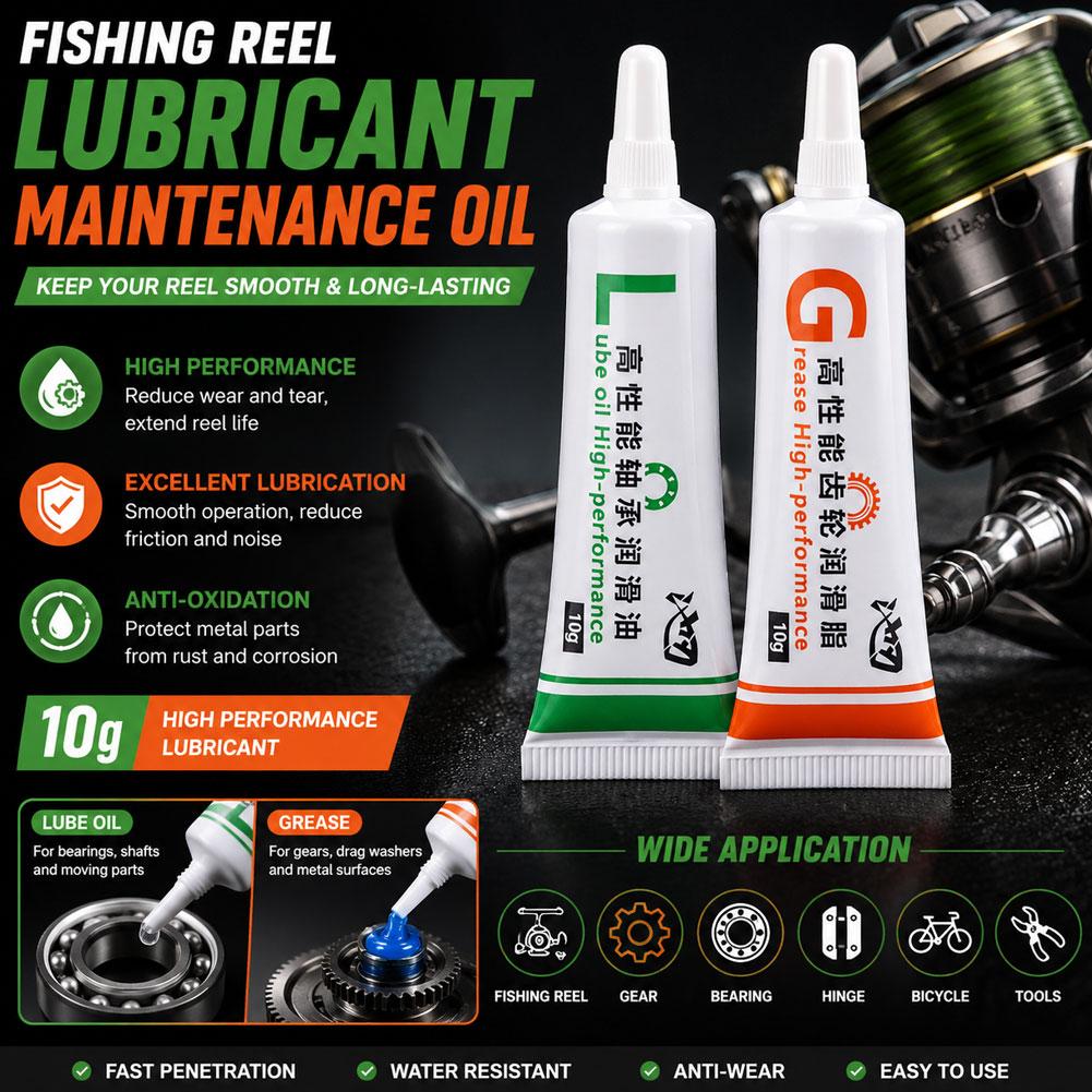 ชุดน้ำมันหล่อลื่นรอกตกปลา น้ำม - Reel Oil บทวิจารณ์และราคา