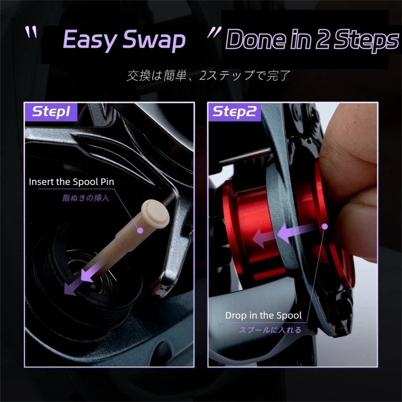 สปูล PTH น้ำหนักเบาแบบปรับปรุง - Reel Spare Spool บทวิจารณ์และราคา