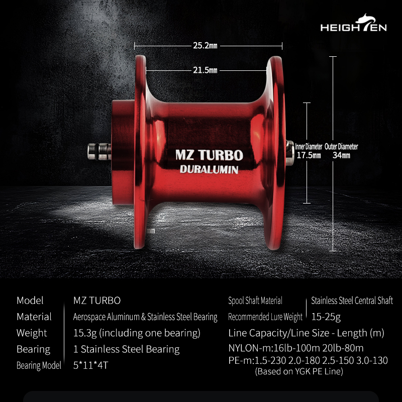 ไฮทีน ทูสเตจ เอ็มแซด เทอร์โบ แ - Reel Spare Spool บทวิจารณ์และราคา